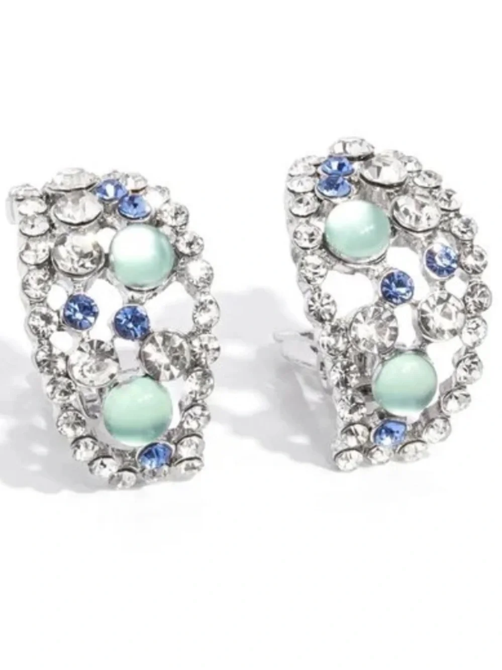 💎🟢💎 “ELITE EMBRACE” GREEN CLIP-ON EARRINGS ~ PAPARAZZI❗️ SO COMFORTABLE❗️💎🟢💎